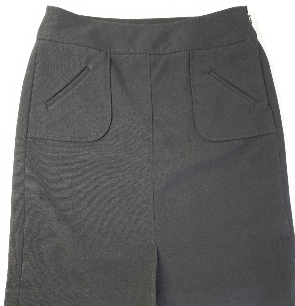 Banana Republic Factory Pencil Skirt Black Above Knee Pockets Officewear 2